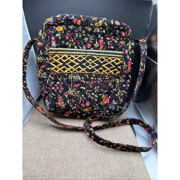 Vera Bradley Rare Ming Asian Pattern Moms Day Out Shoulder Purse Crossbody Bag - Picture 1 of 10